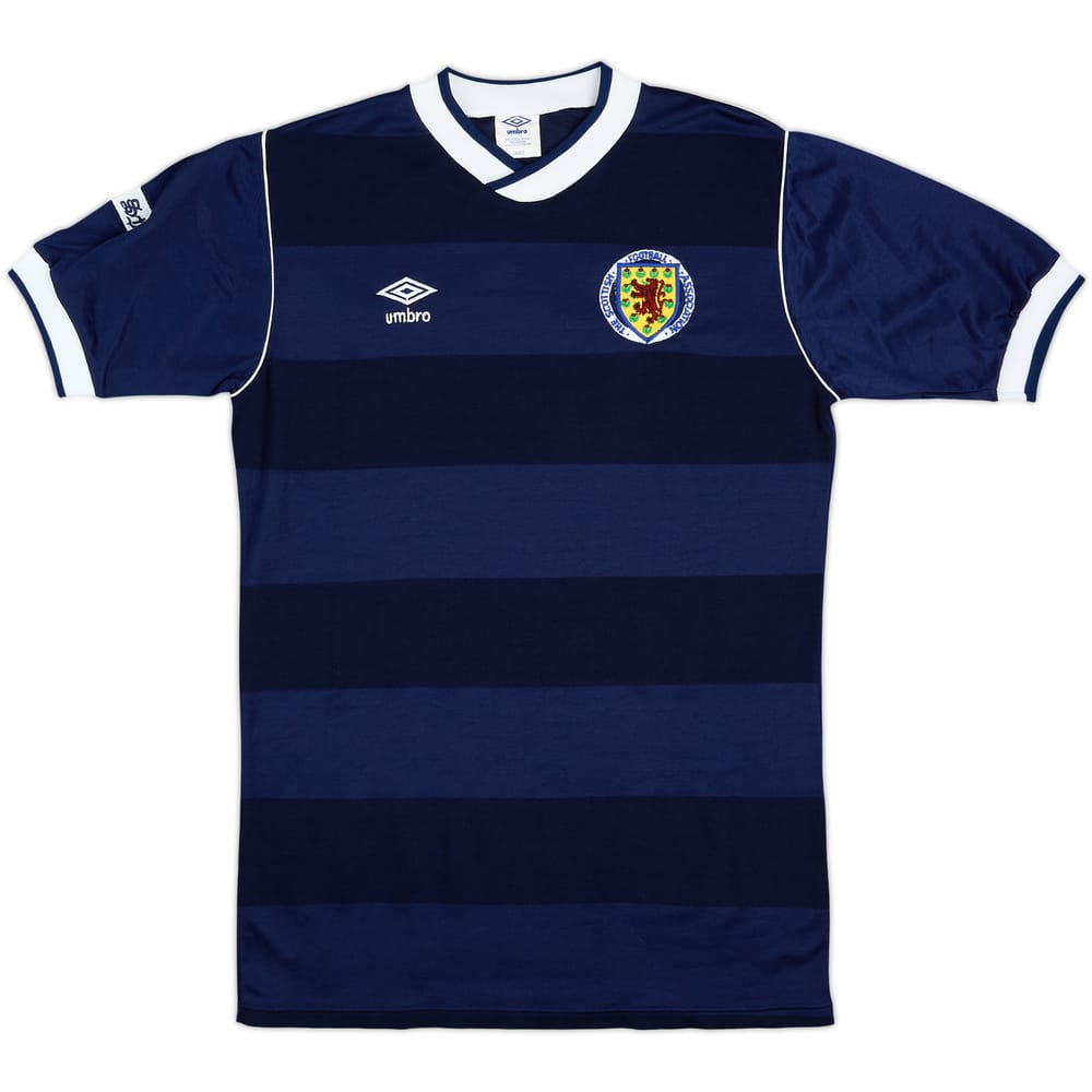 1985-88 Scotland Match Issue Home Shirt #14 (MacLeod)