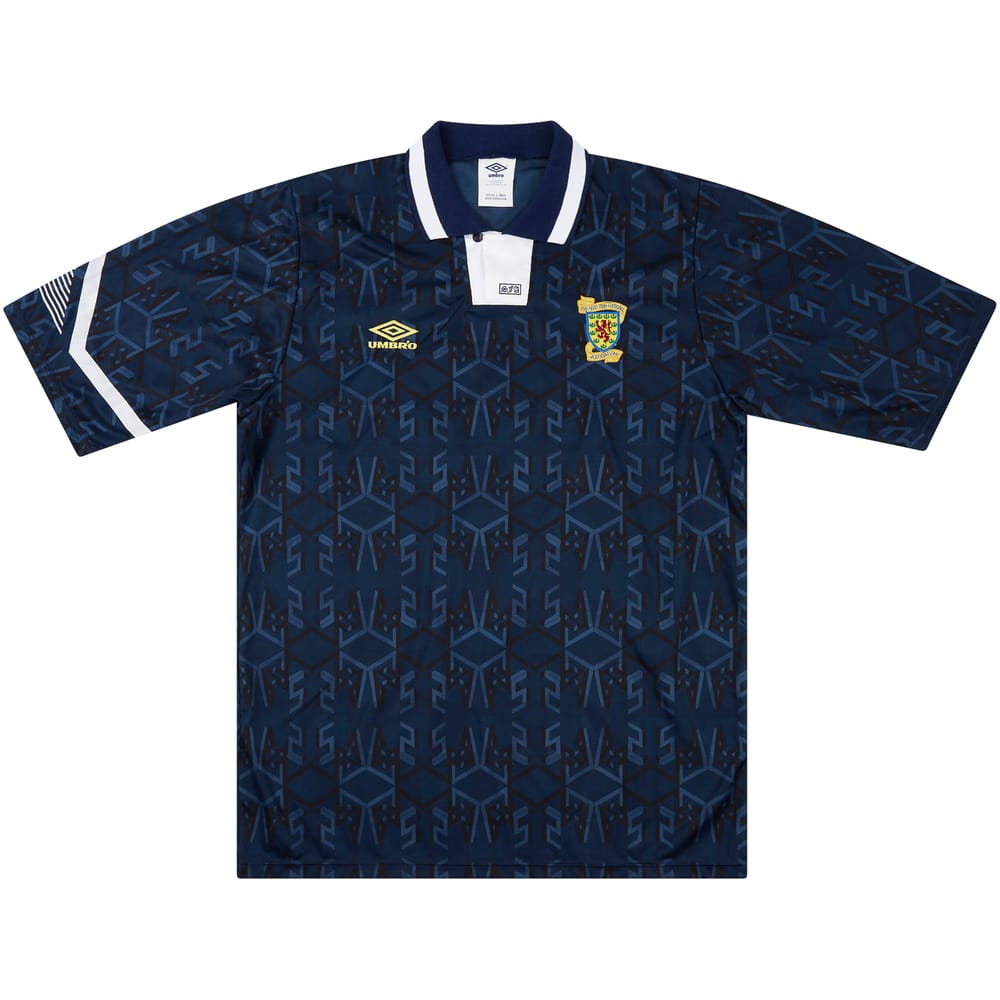 1992-93 Scotland Match Issue Home Shirt #16