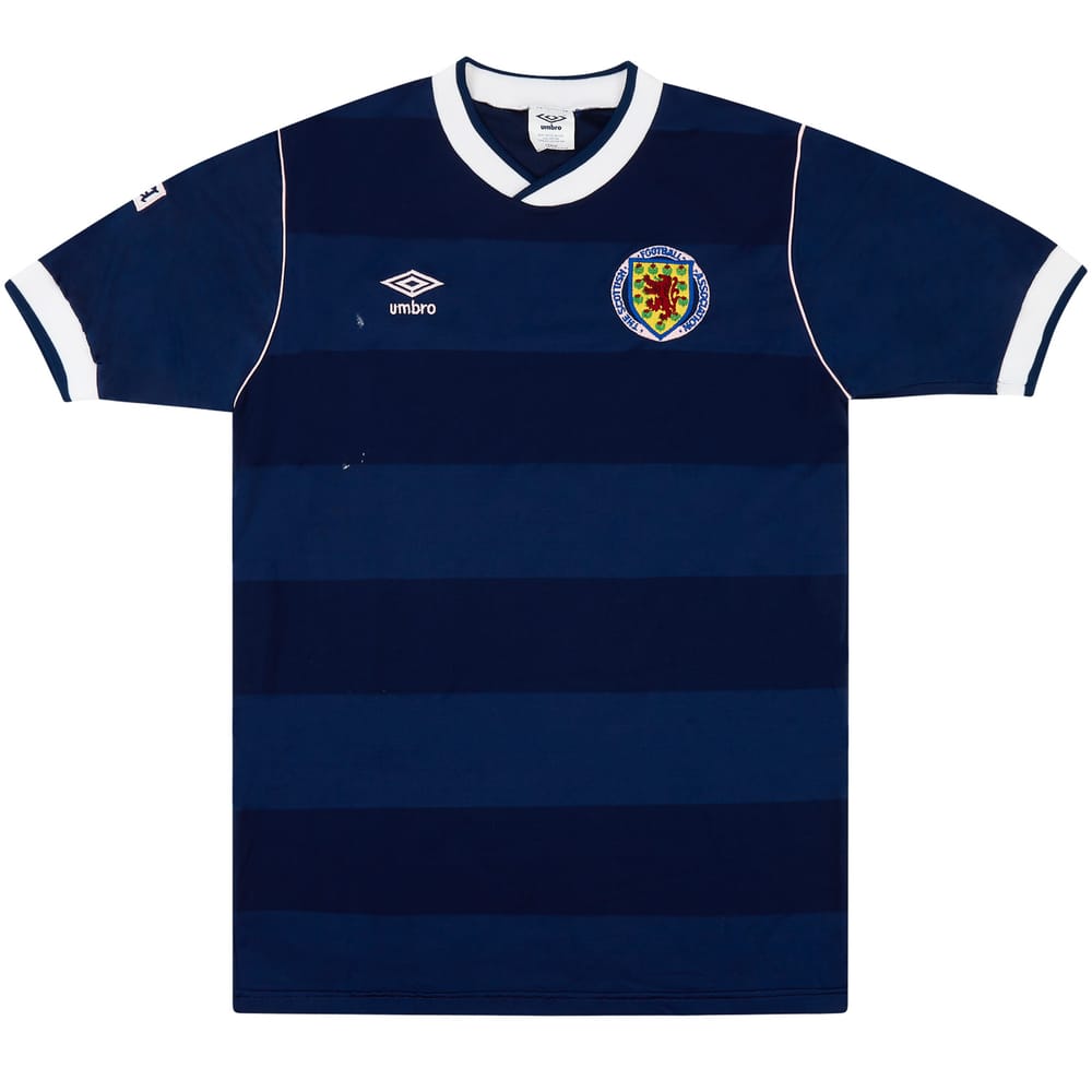 1985-88 Scotland Match Issue Home Shirt #7