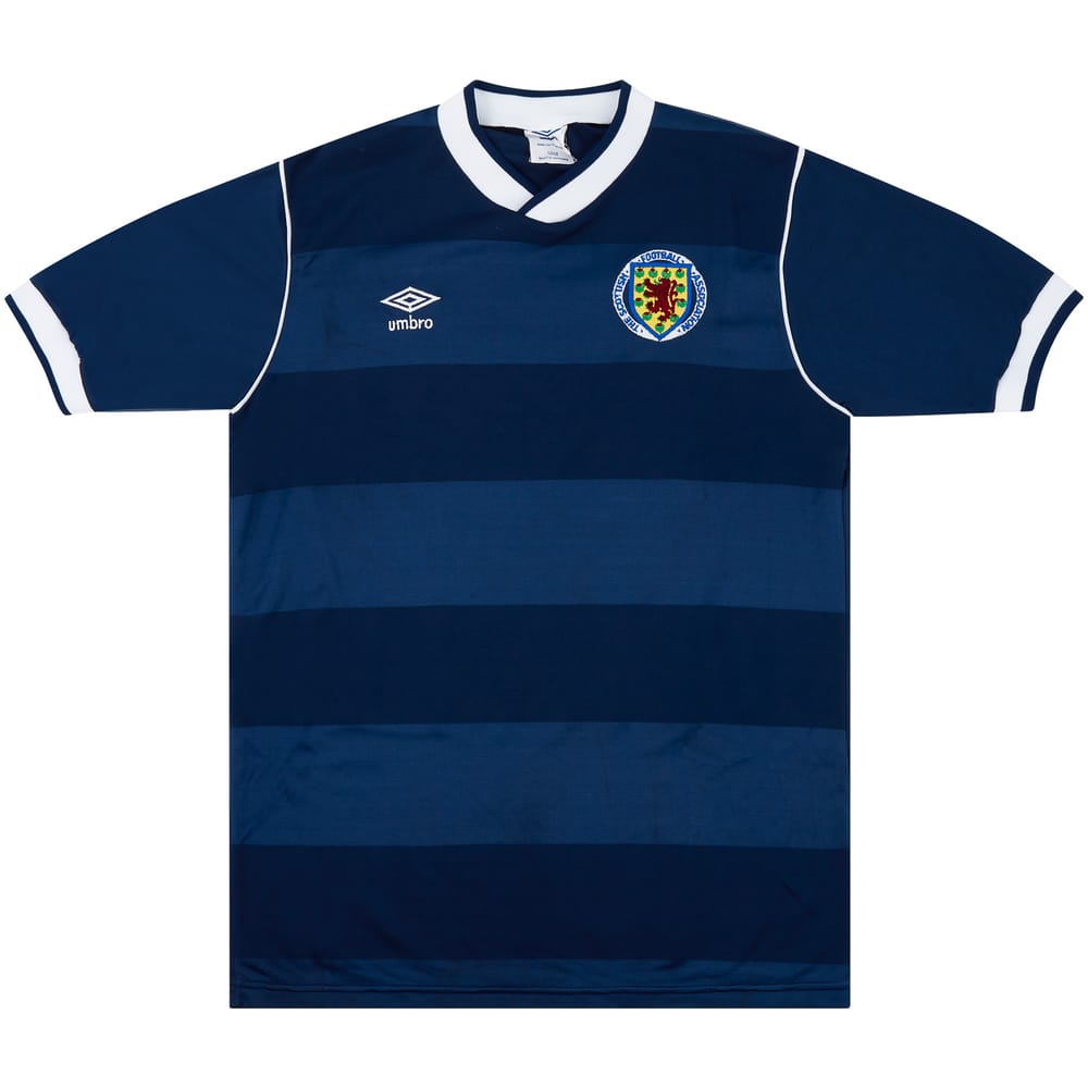 1985-88 Scotland Match Issue Home Shirt #18 (Narey)