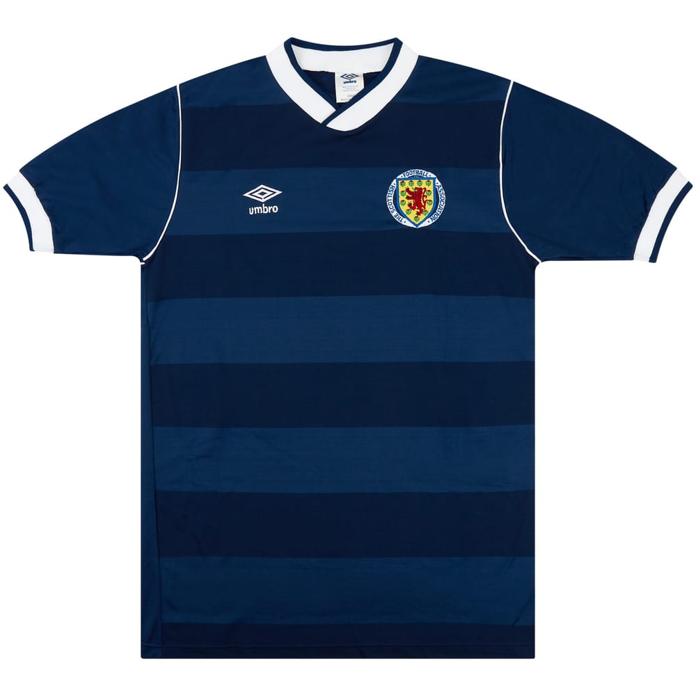 1985-88 Scotland Match Issue Home Shirt #7 (MacLeod)