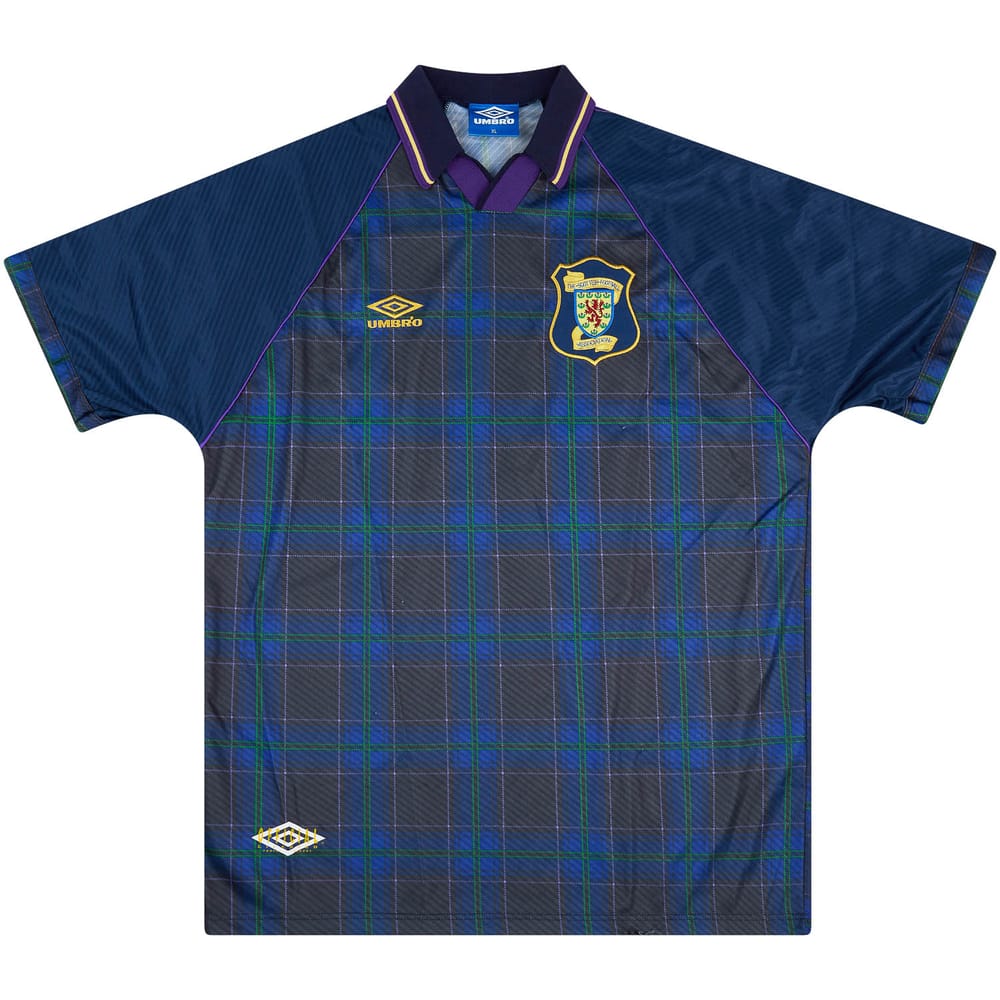 1994-96 Scotland Match Issue Home Shirt #20