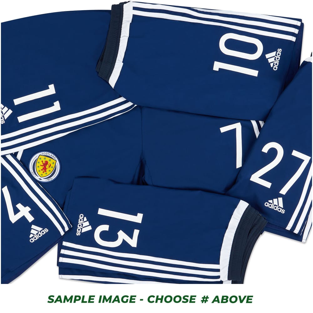 2015-17 Scotland Player Issue Home Shorts # *As New* M