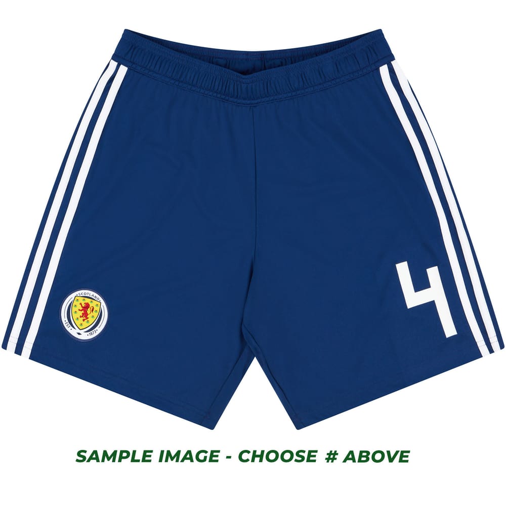 2017-18 Scotland Player Issue Home Shorts # *As New* S