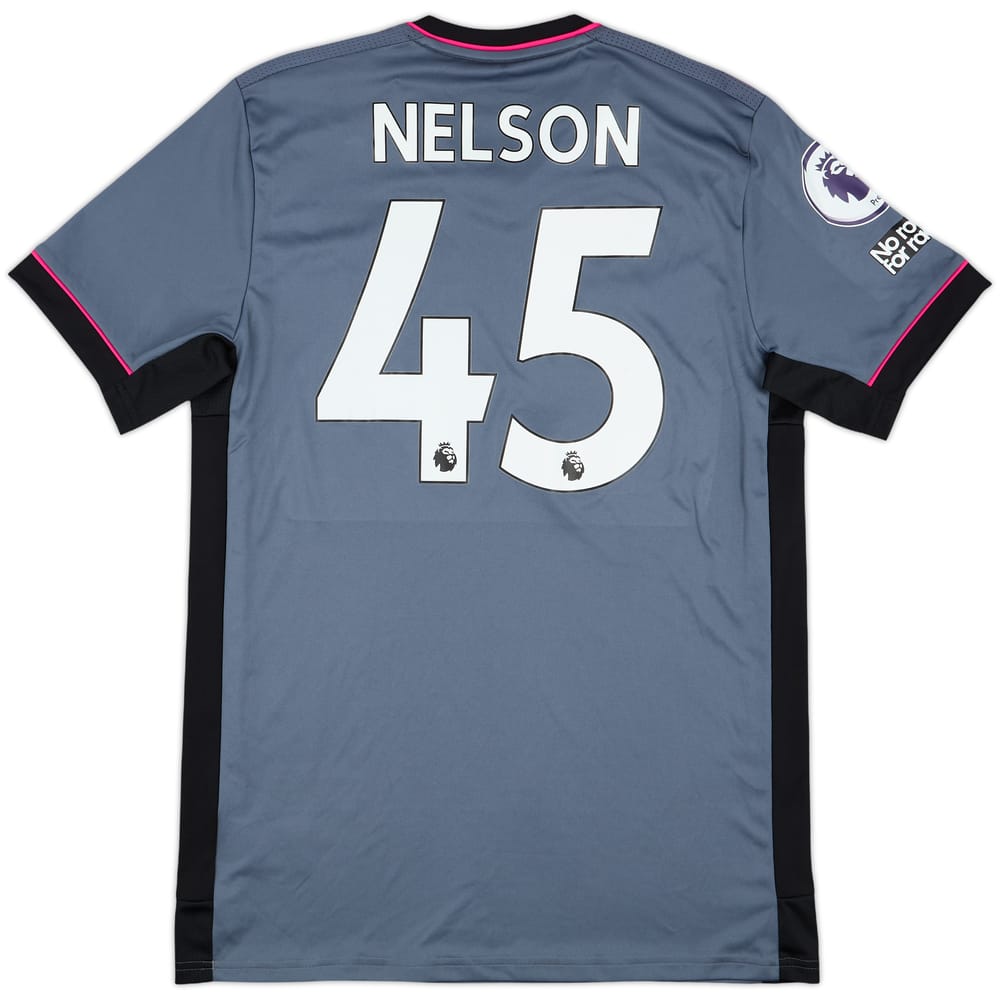 2021-22 Leicester Match Issue Third Shirt Nelson #45