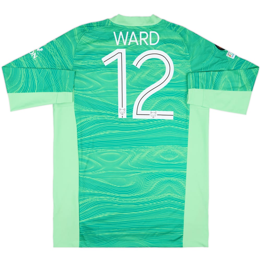 2021-22 Leicester Match Issue Europa League GK L/S Shirt Ward #12