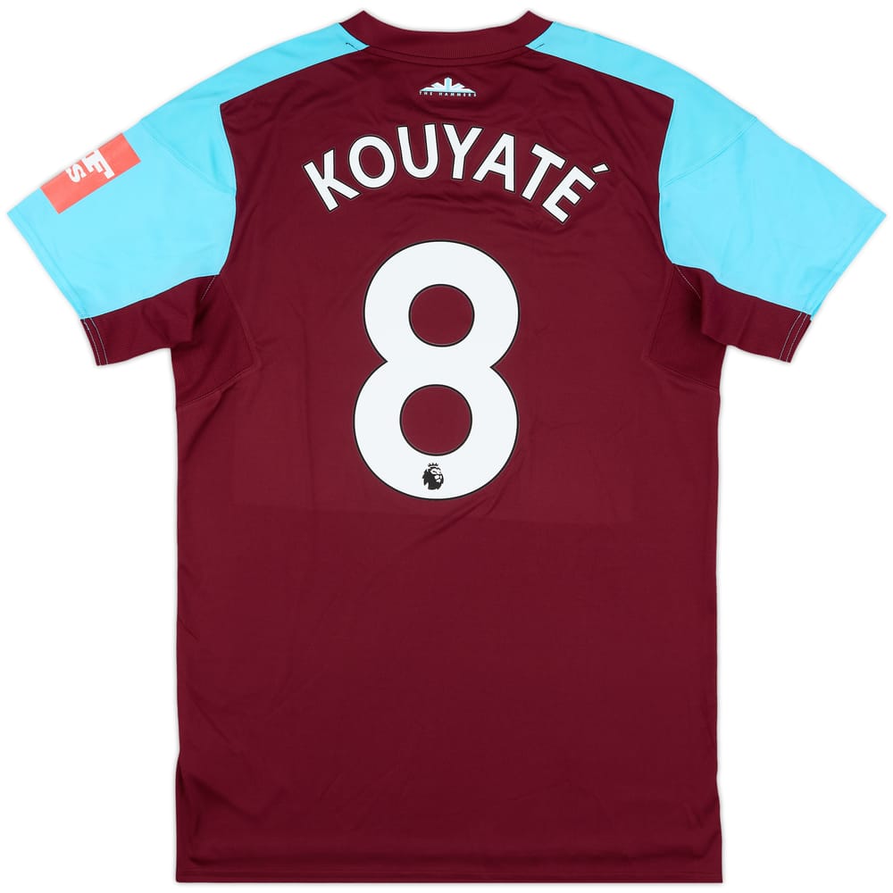 2017-18 West Ham Match Issue FA Cup Home Shirt Kouyaté #8
