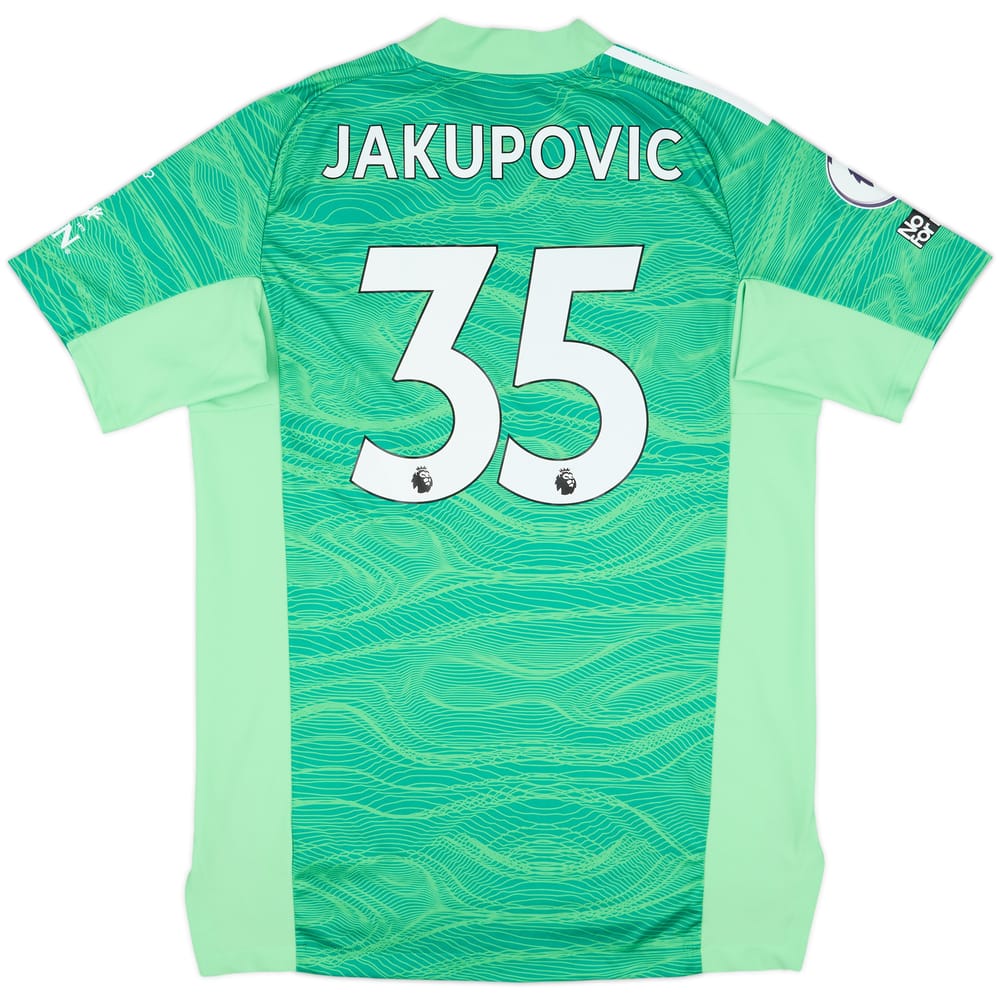 2021-22 Leicester Match Issue GK Shirt Jakupovic #35