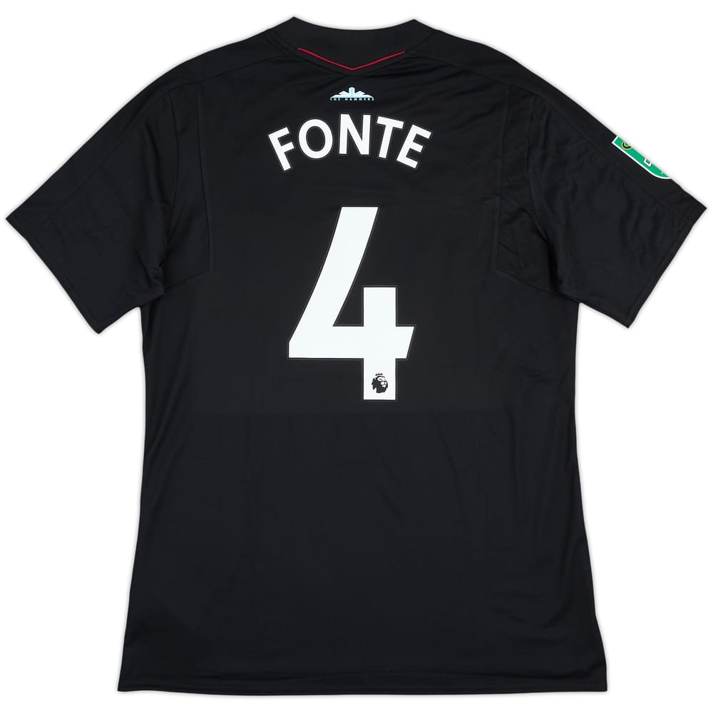 2017-18 West Ham Match Issue Carabao Cup Away Shirt Fonte #4