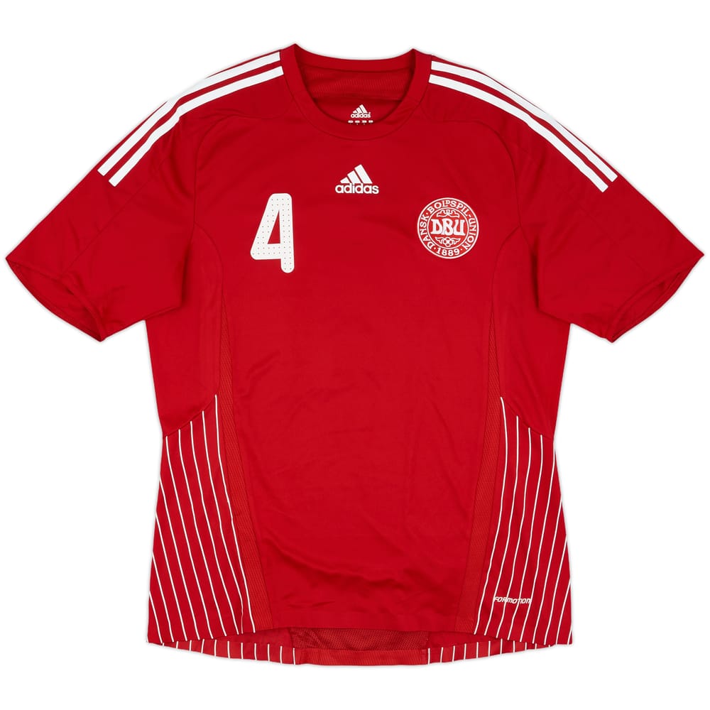 2008-10 Denmark Match Issue Home Shirt #4