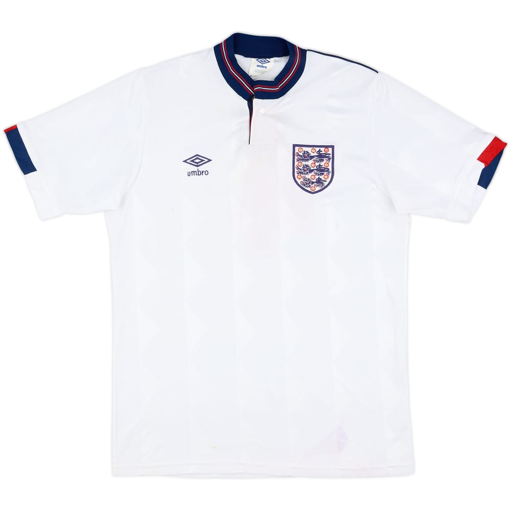 1988-89 England U-21 Match Issue Home Shirt #4 (Sedgley)