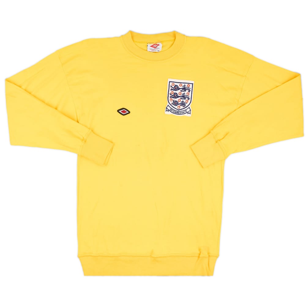 1973 England U-23 Match Issue GK Shirt #12 (Latchford)