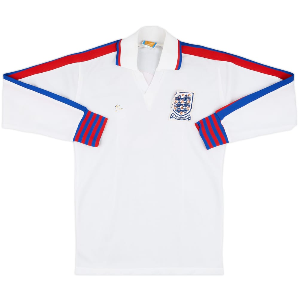 1973 England U-23 Match Issue Home L/S Shirt #16 (Morley)