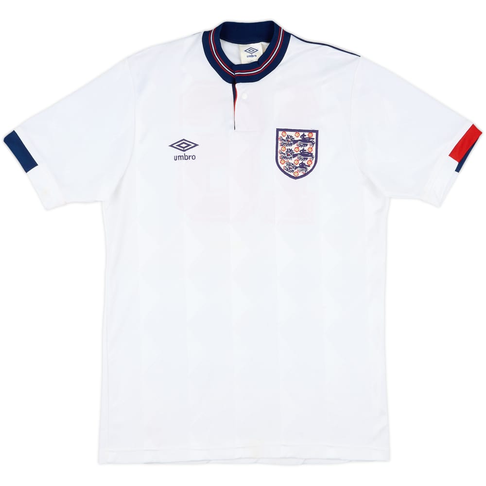 1988-90 England Match Issue Home Shirt #16 (McMahon)