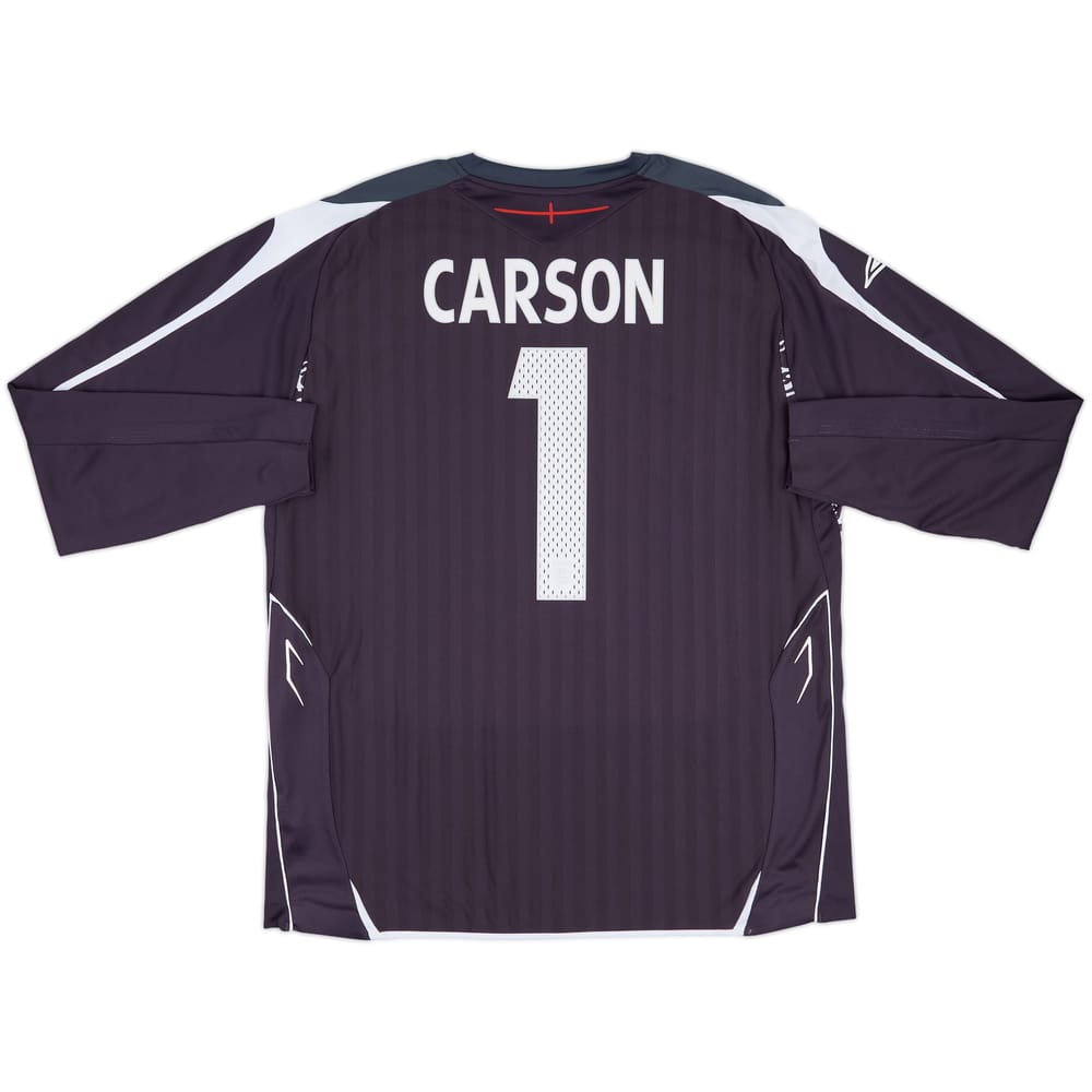 2007 England U-21 Match Issue European Championship GK Shirt Carson #1 (v Holland)