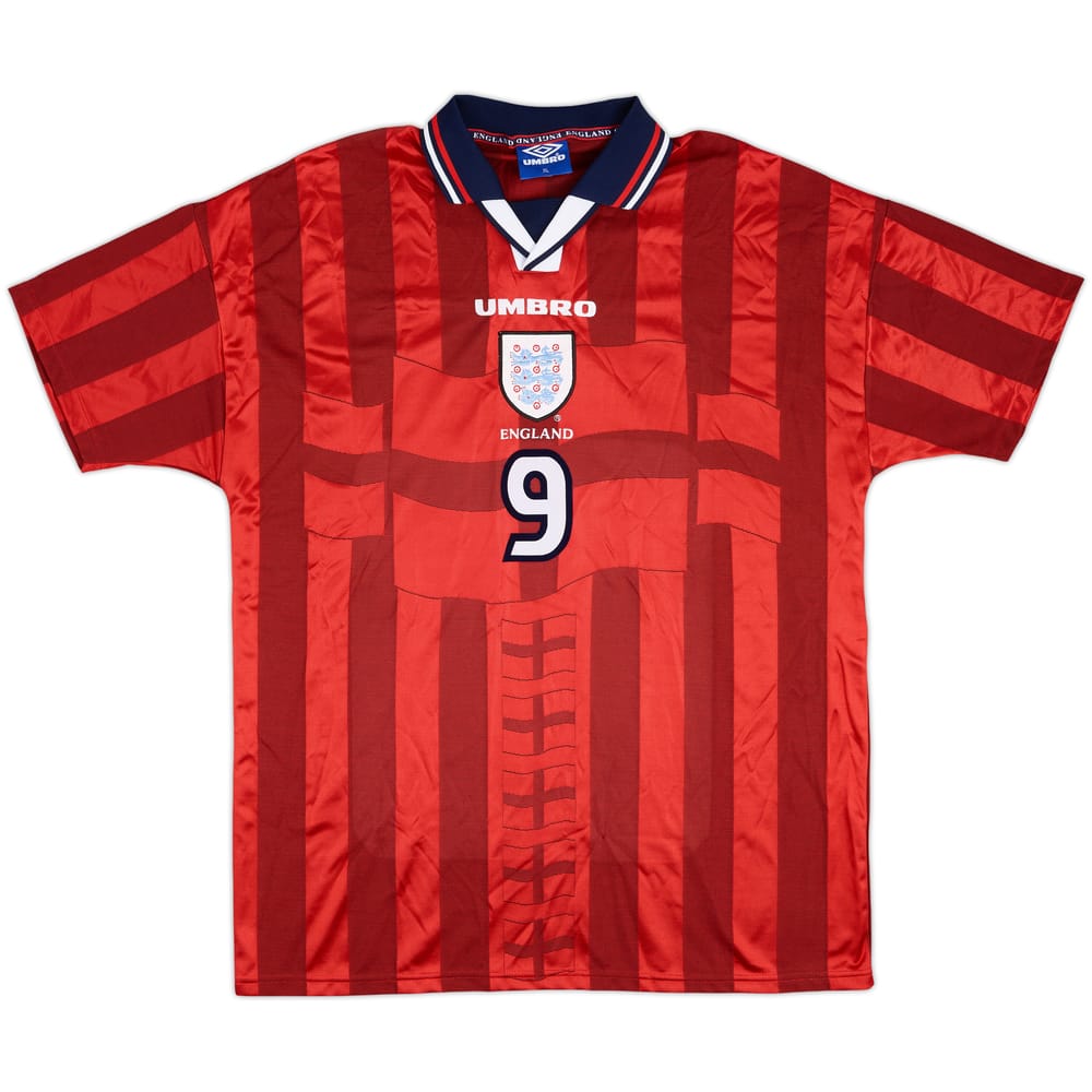1997-99 England Match Issue Away Shirt #9 (Shearer)