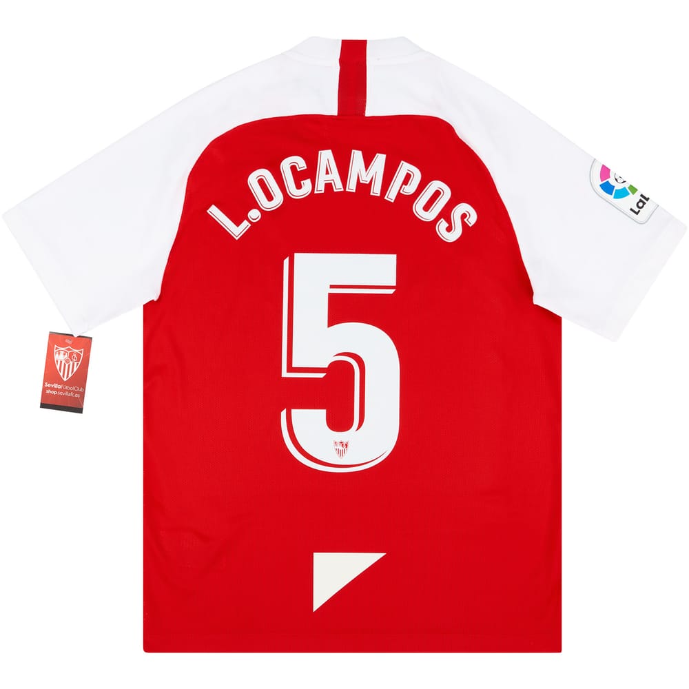 2019-20 Sevilla Away Shirt L.Ocampos #5 XL