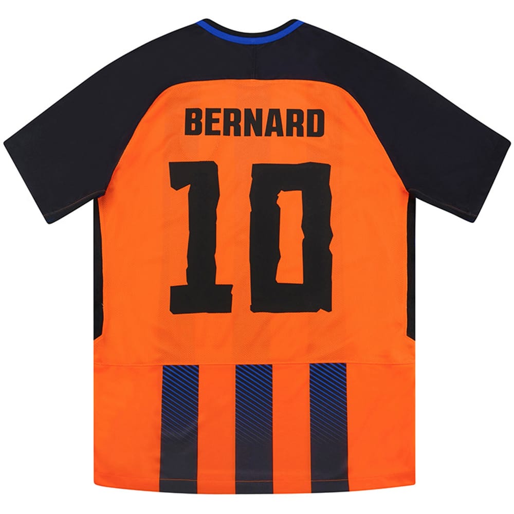 2017-19 Shakhtar Donetsk Player Issue Home European Shirt Bernard #10