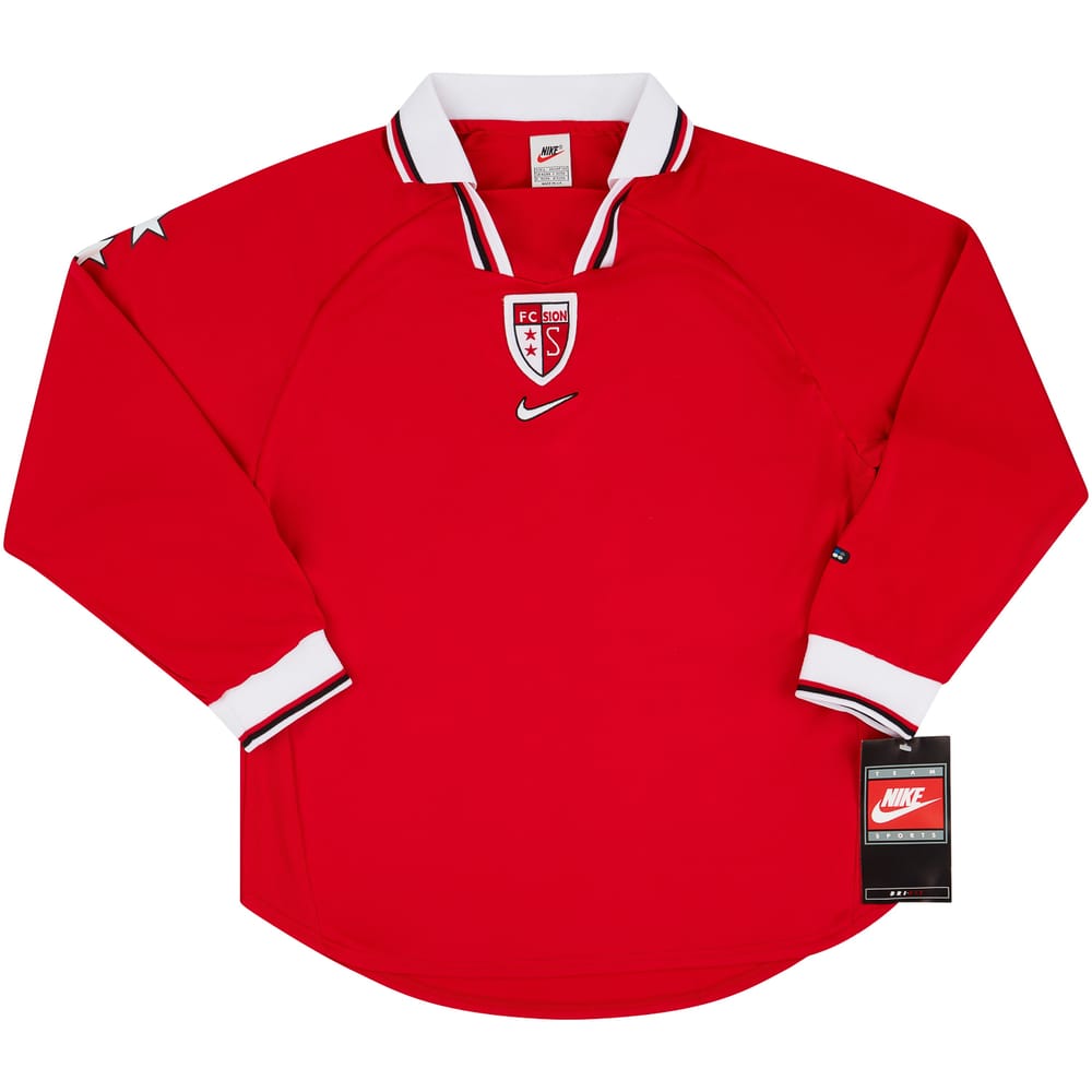 1998-00 FC Sion Player Issue Away L/S Shirt - NEW