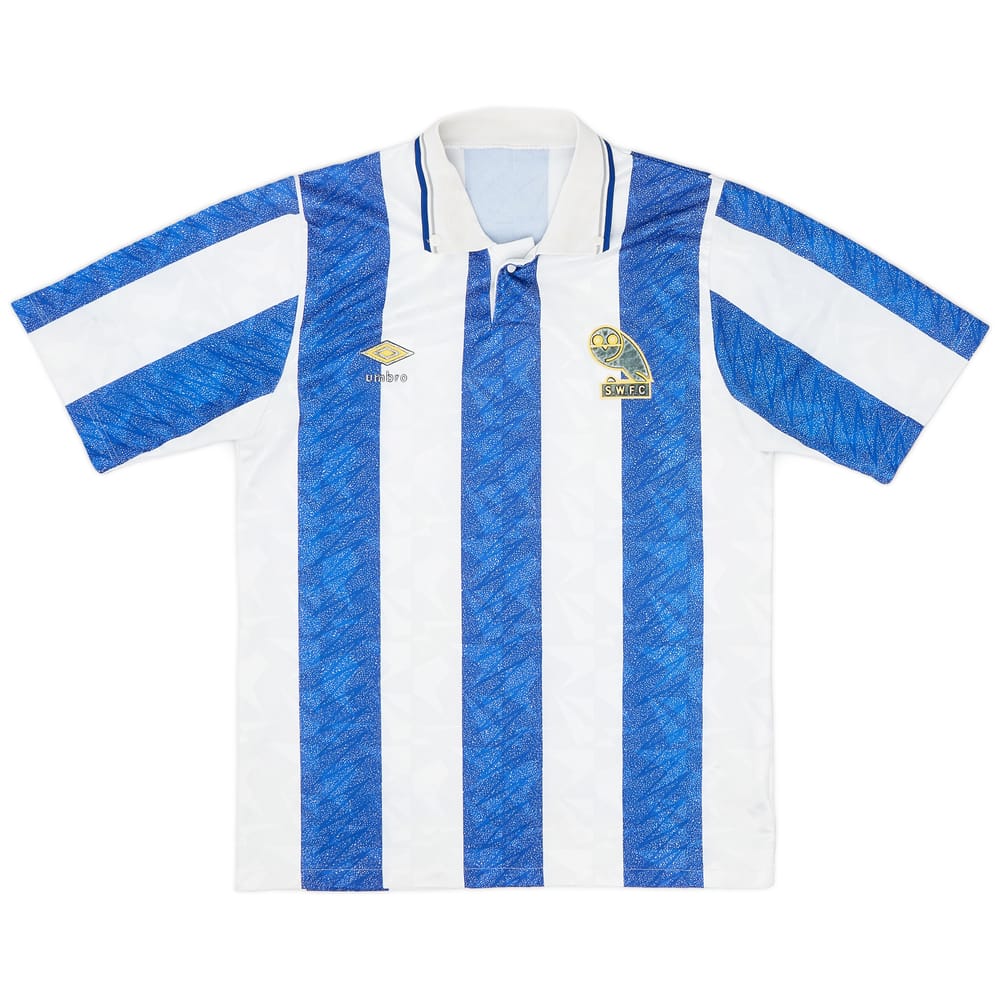 1990-91 Sheffield Wednesday Home Shirt - 6/10 - (S)