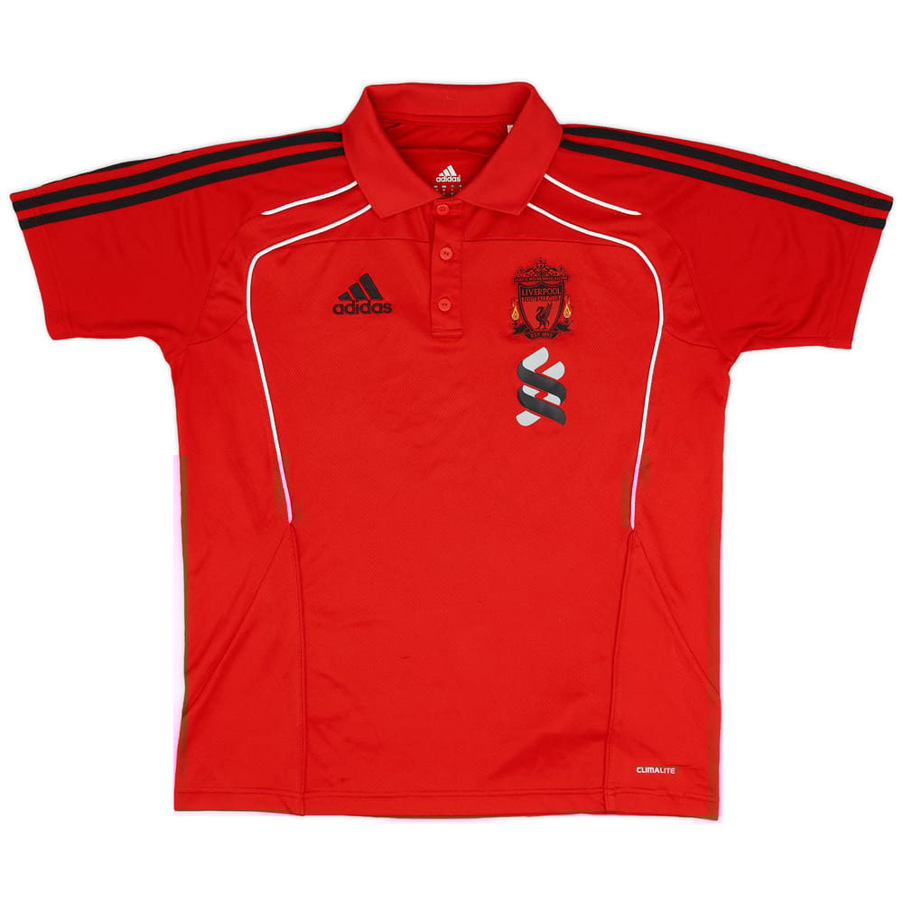 2010-11 Liverpool adidas Polo Shirt - 8/10 - (M/L)