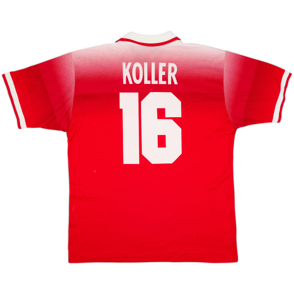 1996-98 Switzerland Match Issue Home Shirt Koller #16