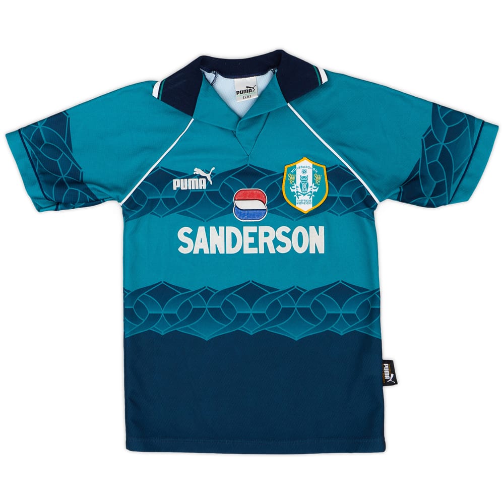 1995-97 Sheffield Wednesday Away Shirt - 8/10 - (L.Boys)