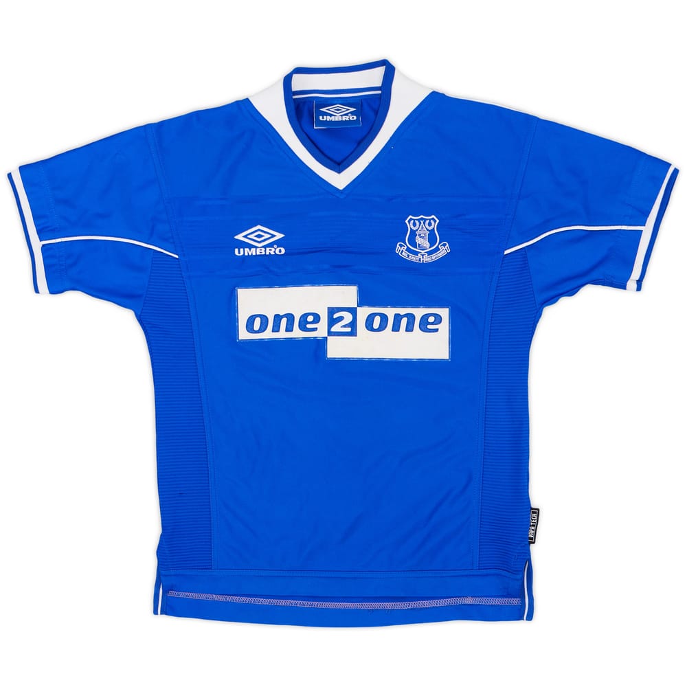 1999-00 Everton Home Shirt - 8/10 - (M.Boys)
