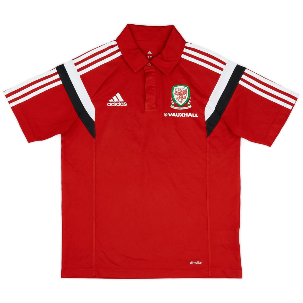 2013-14 Wales adidas Polo Shirt - 9/10 - (M)