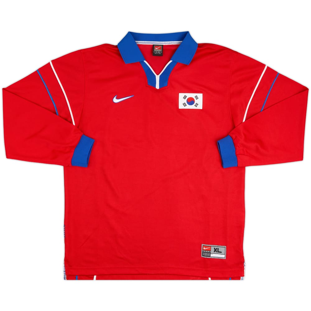 1998-01 South Korea Home L/S Shirt - 8/10 - (XL)