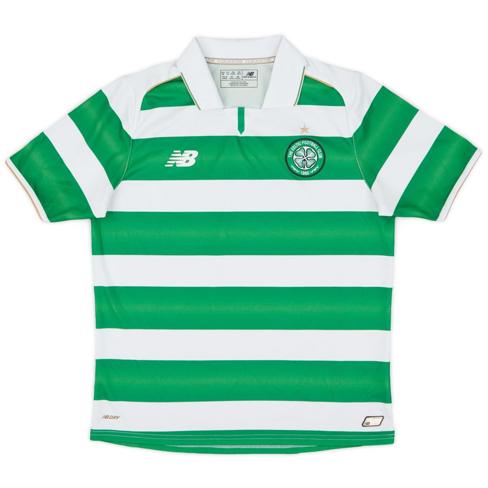 2016-17 Celtic Home Shirt - 8/10 - (XL.Boys)