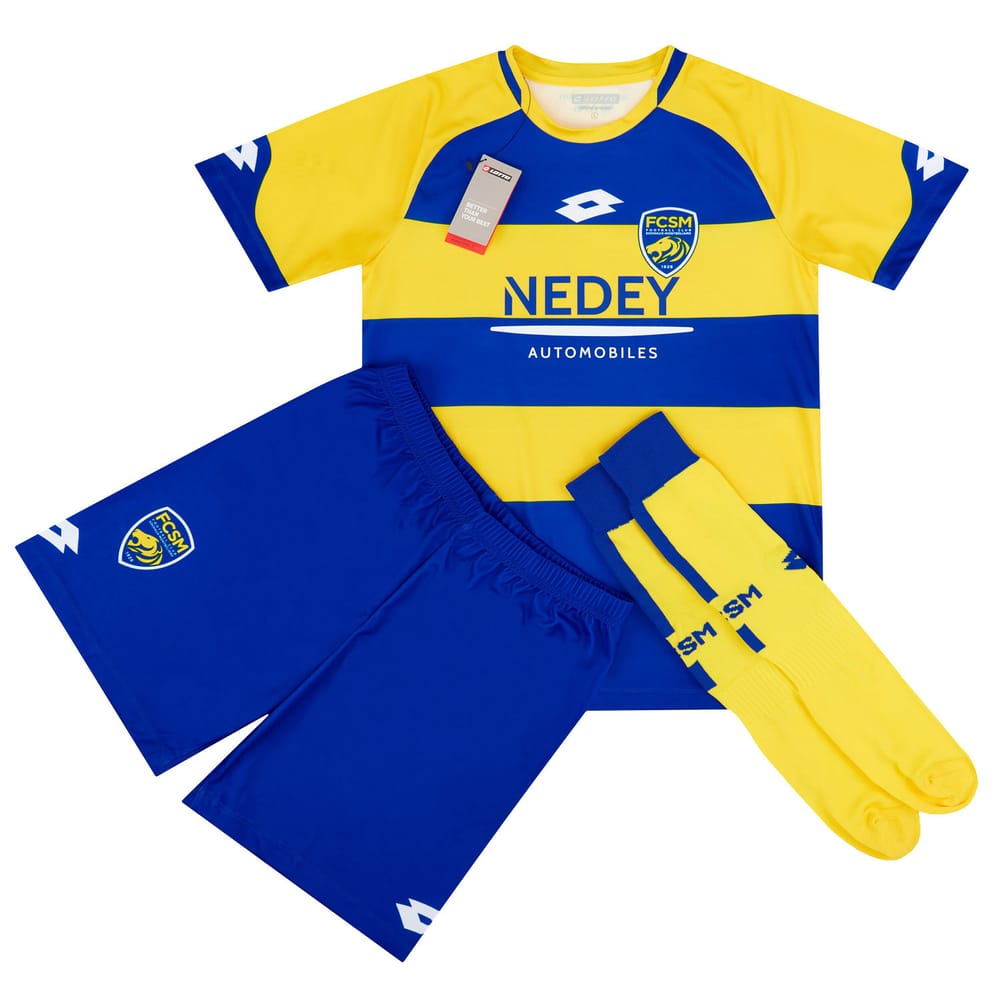 2018-19 Sochaux Home Full Kit - NEW - (KIDS)
