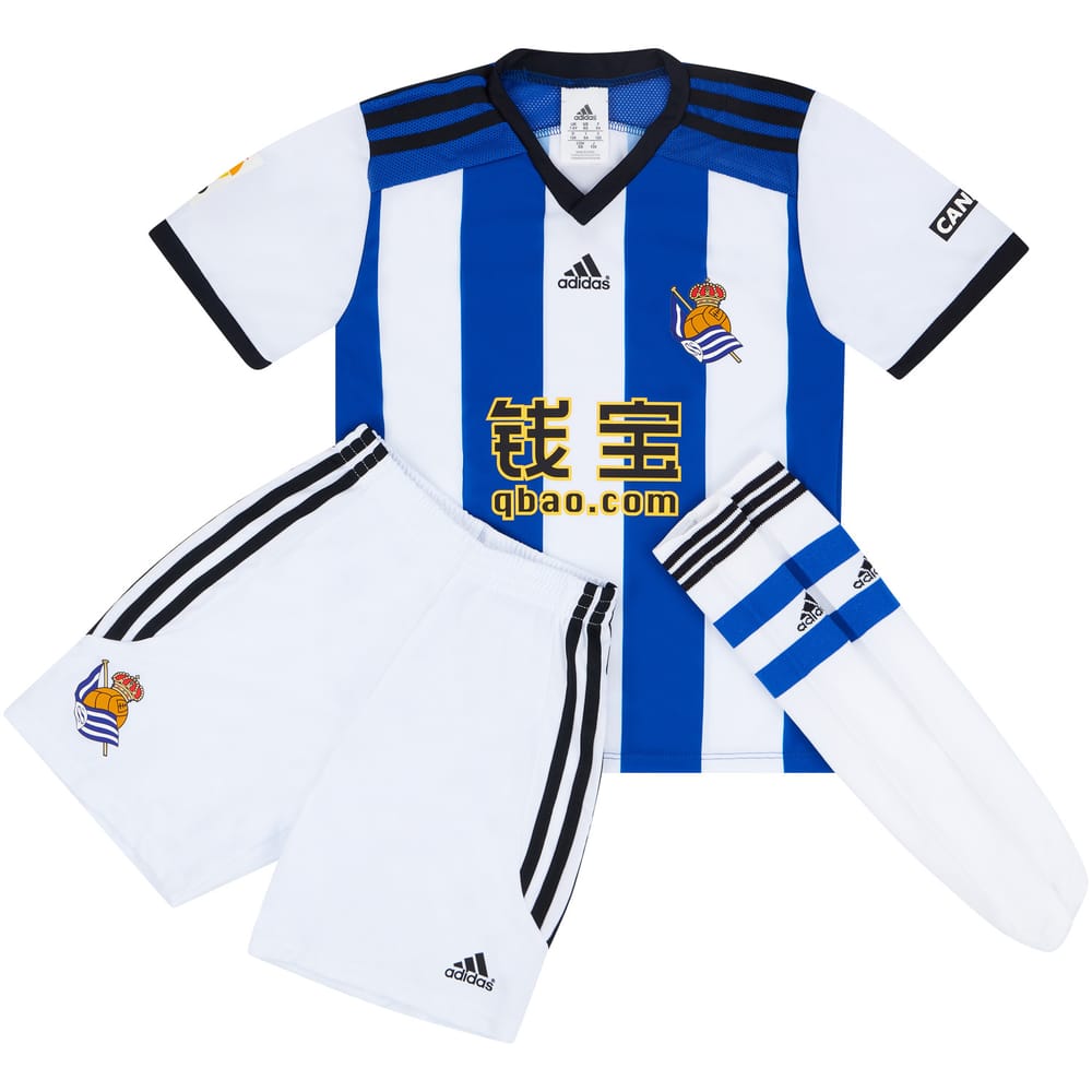 2014-15 Real Sociedad Home Kit - NEW - (KIDS)
