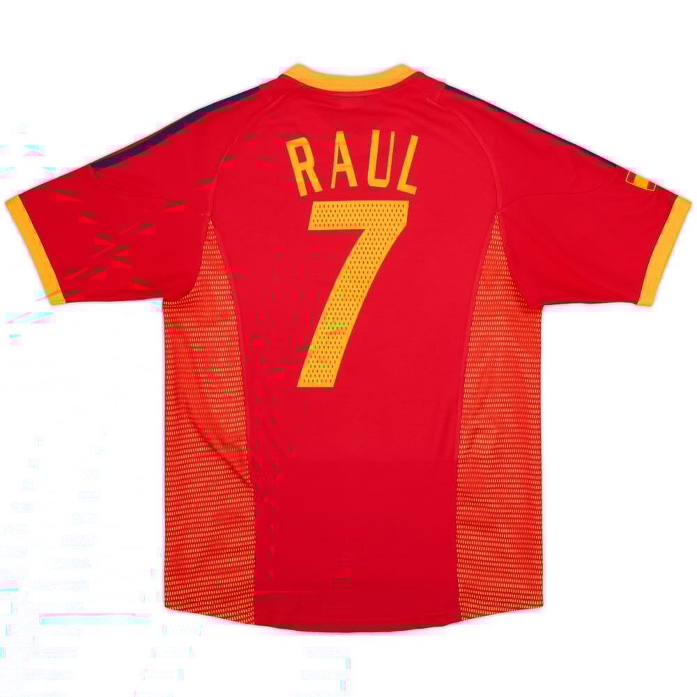 2002-04 Spain Maillot Domicile Raul #7 - 6/10 - (S)