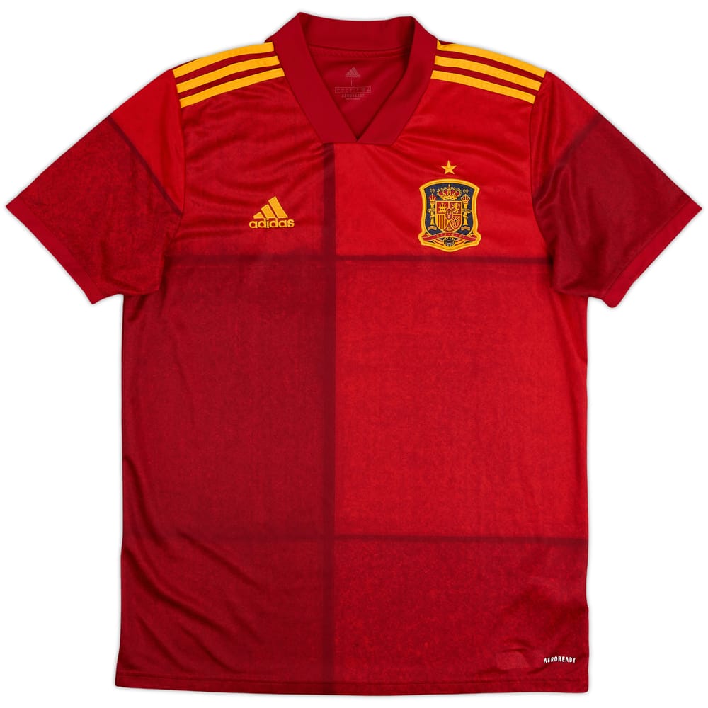 2020-21 Spain Home Shirt - 8/10 - (S)