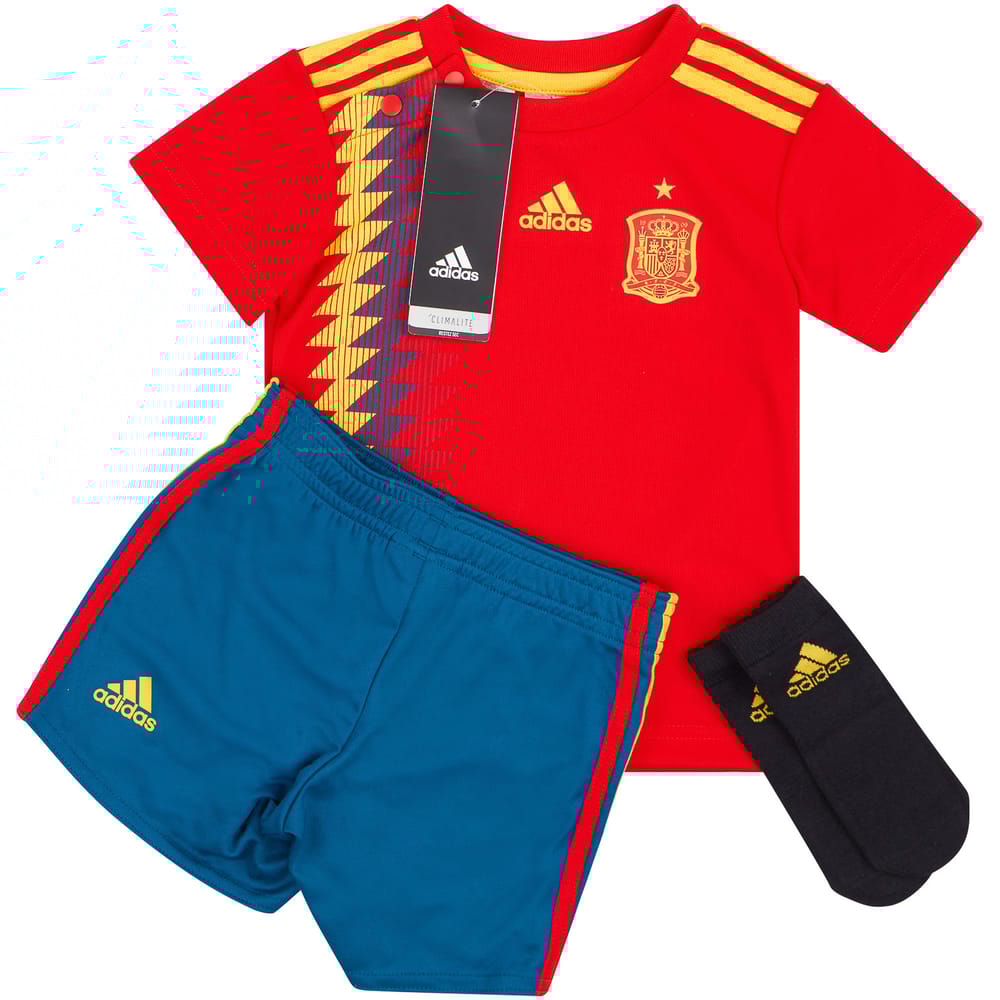 2018-19 Spain Home Full Kit - NEW - (BABY)