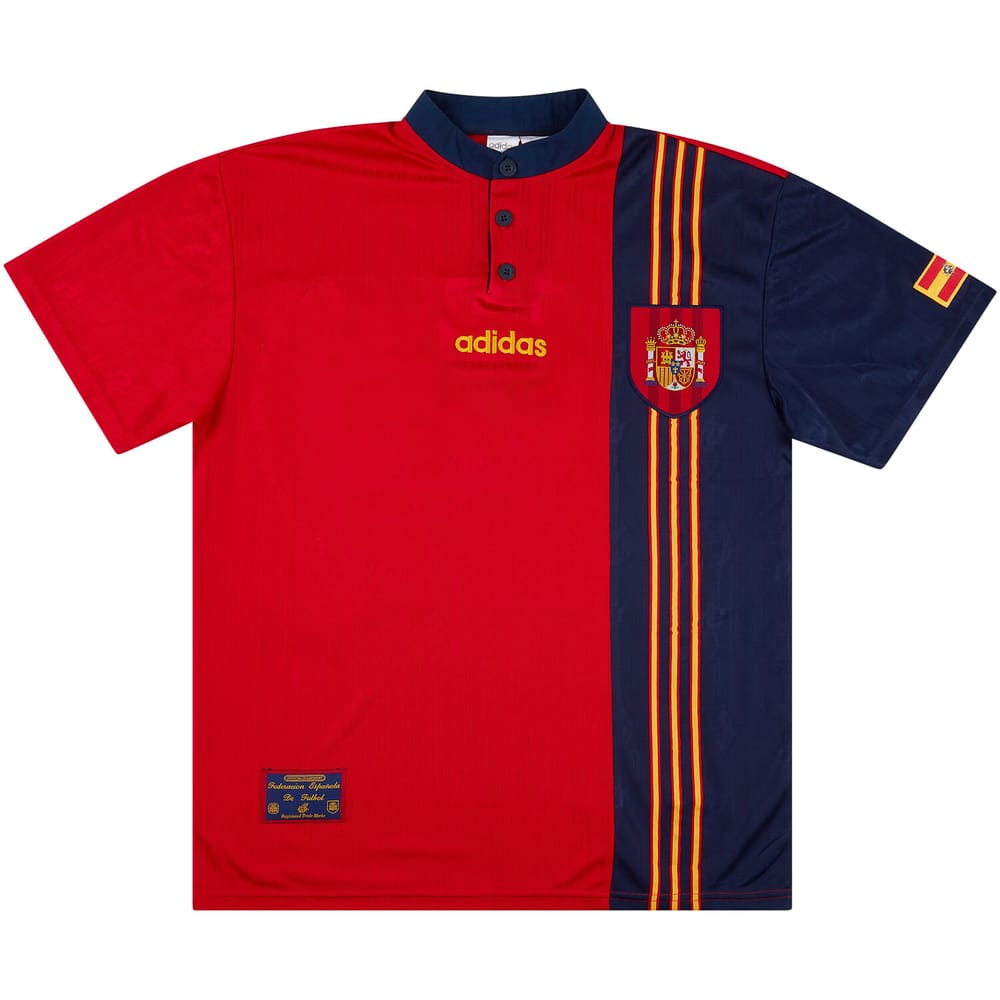 1996-98 Spain Home Shirt - 9/10