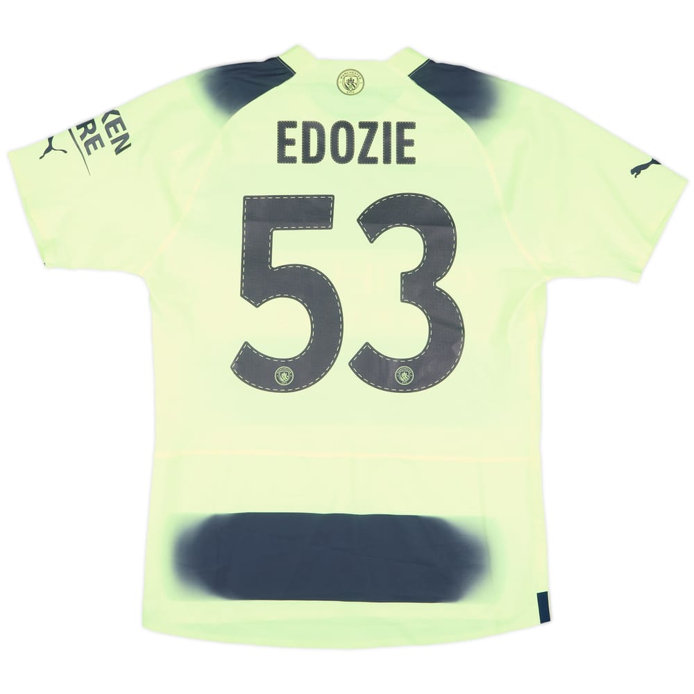 2022-23 Manchester City Match Issue FA Cup Third Shirt Edozie #53