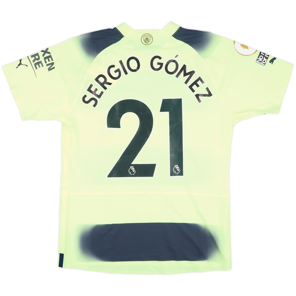 2022-23 Manchester City Match Issue Third Shirt Sergio Gómez #21