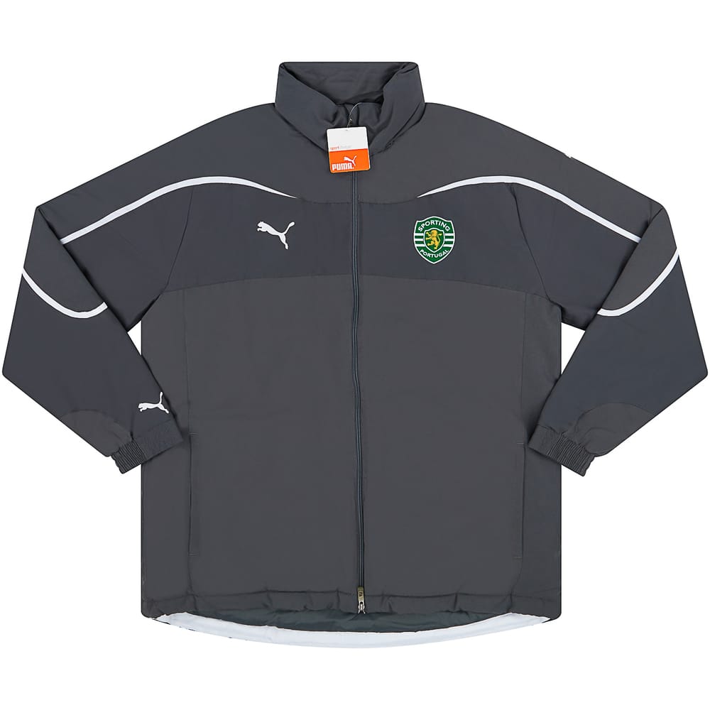 2010-11 Sporting Lisbon Puma Padded Coach Jacket - NEW