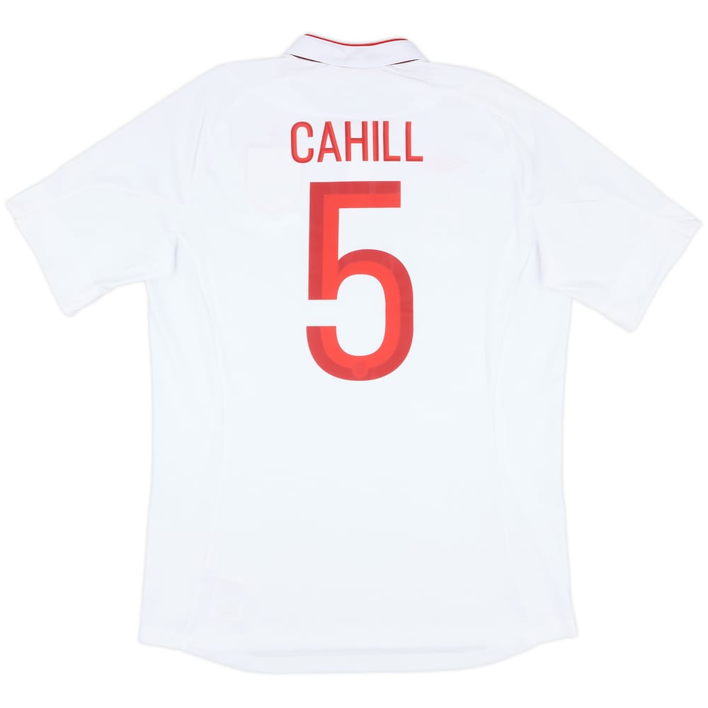 2012 England Match Issue Home Shirt Cahill #5