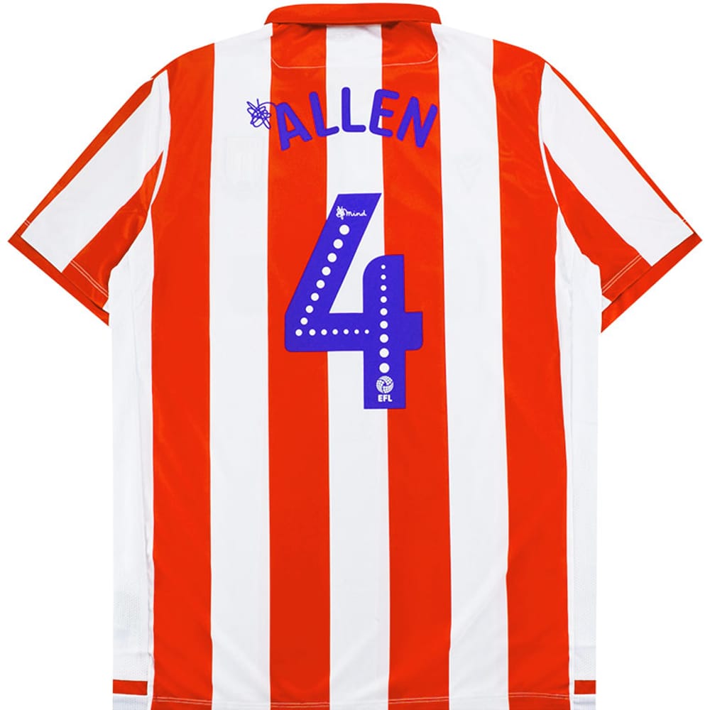 2019-20 Stoke City Home Authentic Shirt Allen #4