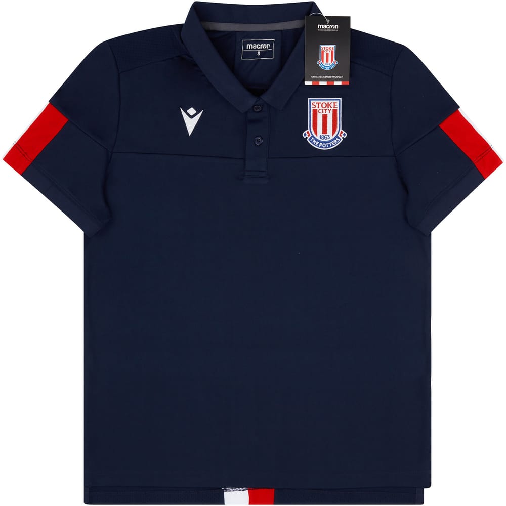 2019-20 Stoke City Macron Staff Polo T-Shirt S