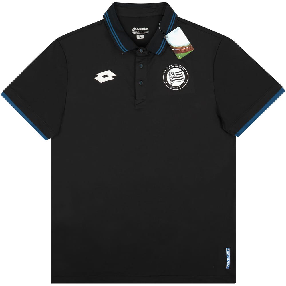 2017-18 Sturm Graz Lotto Polo T-Shirt - NEW