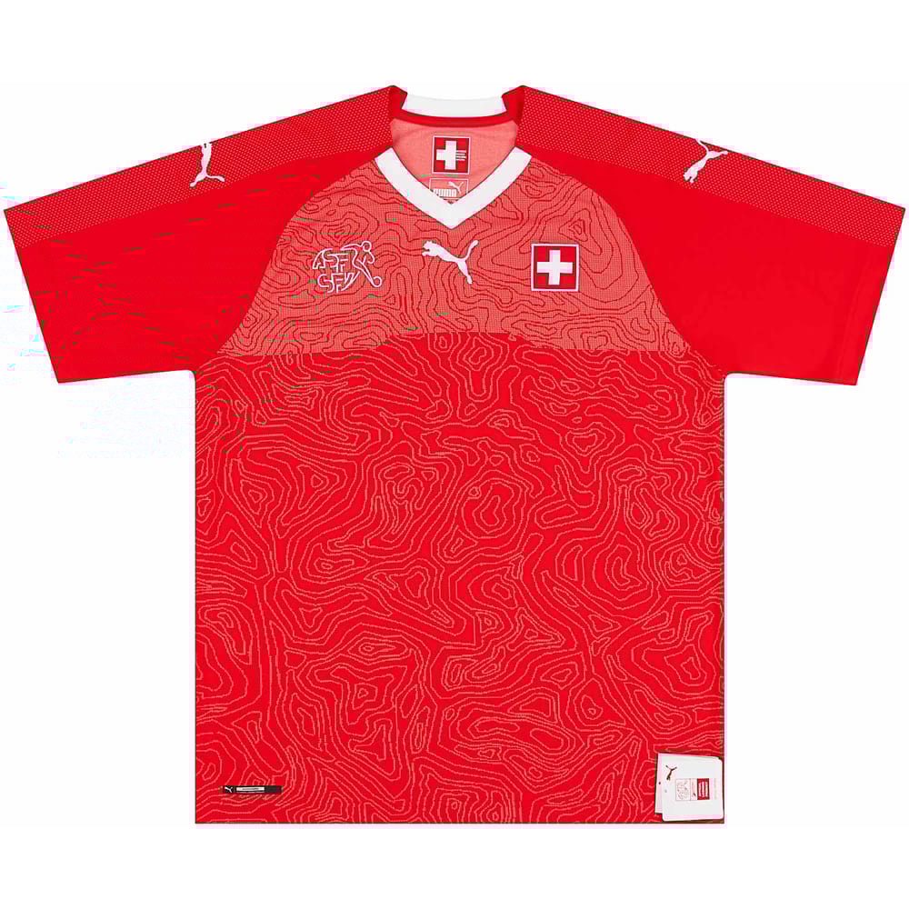 2018-19 Switzerland Home Shirt - NEW