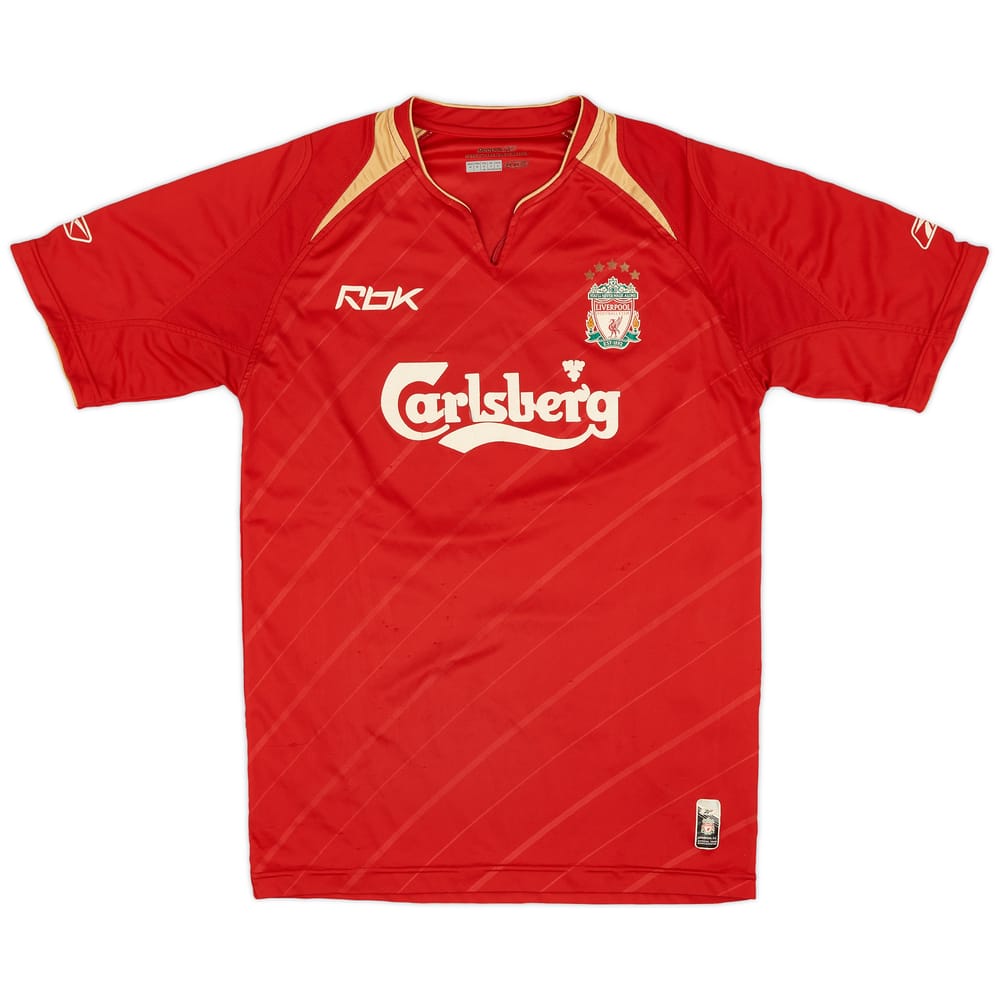 2005-06 Liverpool CL Home Shirt - 5/10 - (S)