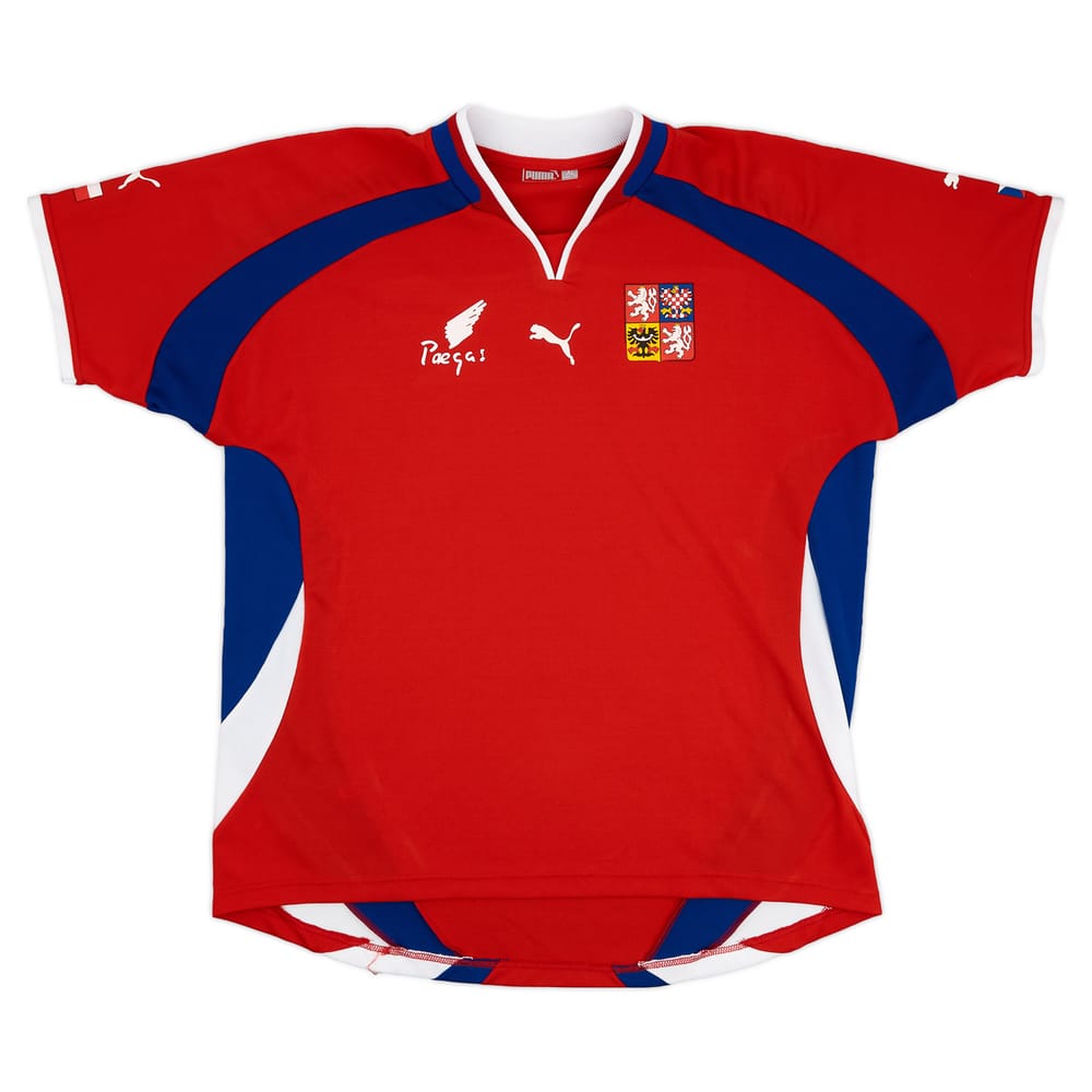 2000-02 Czech Republic Home Shirt - 7/10 - (XL)