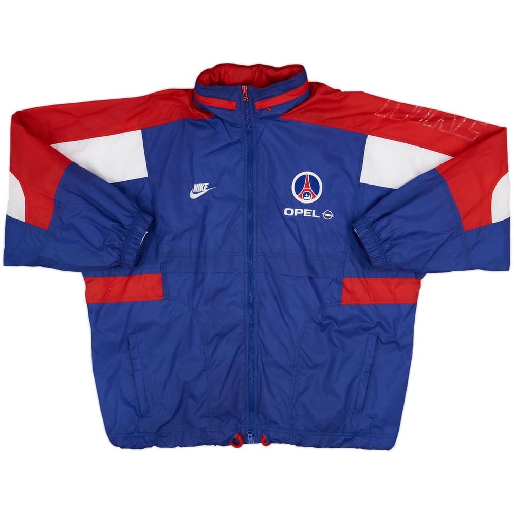 1996-97 Paris Saint-Germain Nike Hooded Rain Jacket - 6/10 - (XL)