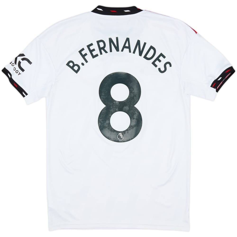 2022-23 Manchester United Away Shirt B.Fernandes #8 - 7/10 - (S)