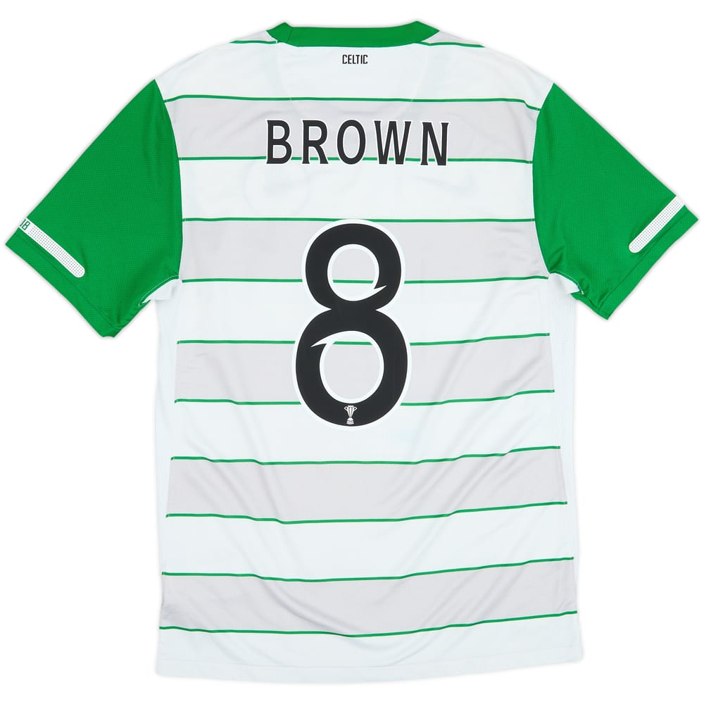 2011-12 Celtic Away Shirt Brown #8 - 8/10 - (S)